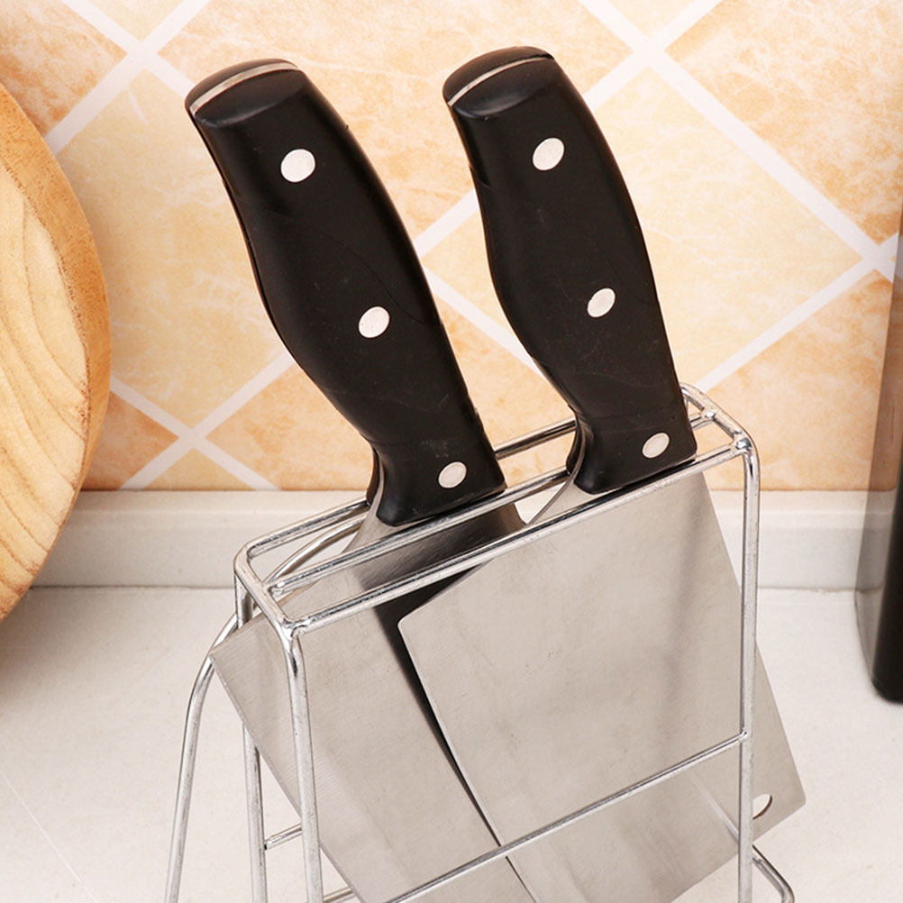 Kitchen Baking Sheet Organizer - Stainless Steel Cutting Board Organizer Rack