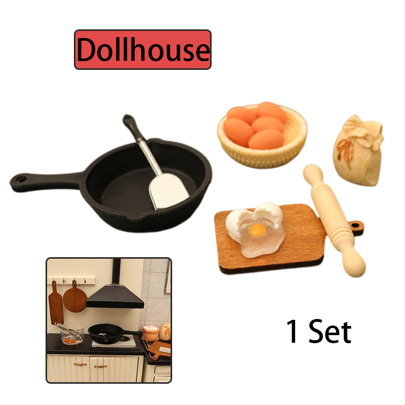 Kitchen Baking - 1/12 Dollhouse Miniature Kitchenware Kit Model