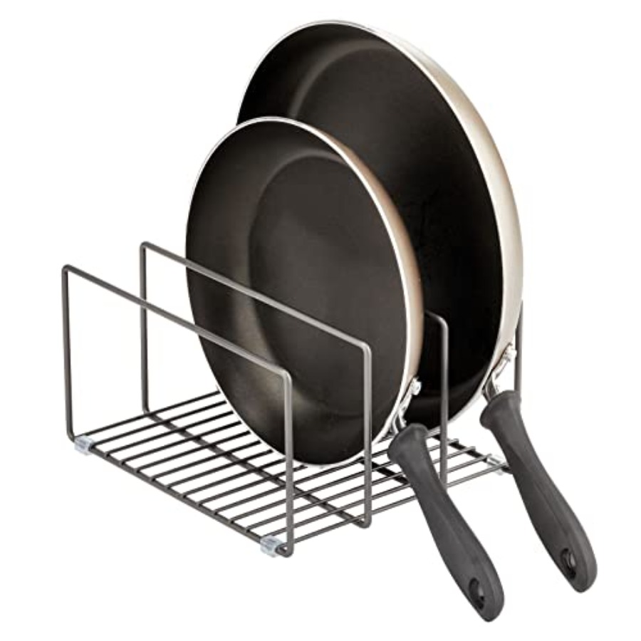 Kitchen Baking Sheet Organizer - Metal Pan Organizer for Kitchen Cabinet,