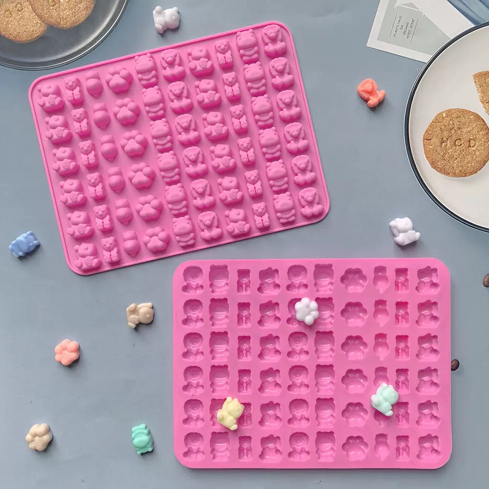 7Pcs Candy Silicone Moulds wit - Kitchen Baking Tray Set 리뷰 및 가격