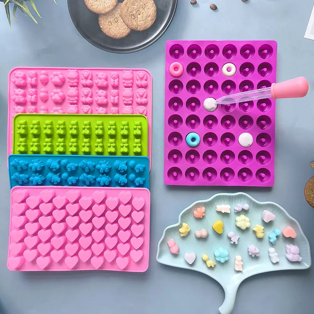 7Pcs Candy Silicone Moulds wit - Kitchen Baking Tray Set 리뷰 및 가격