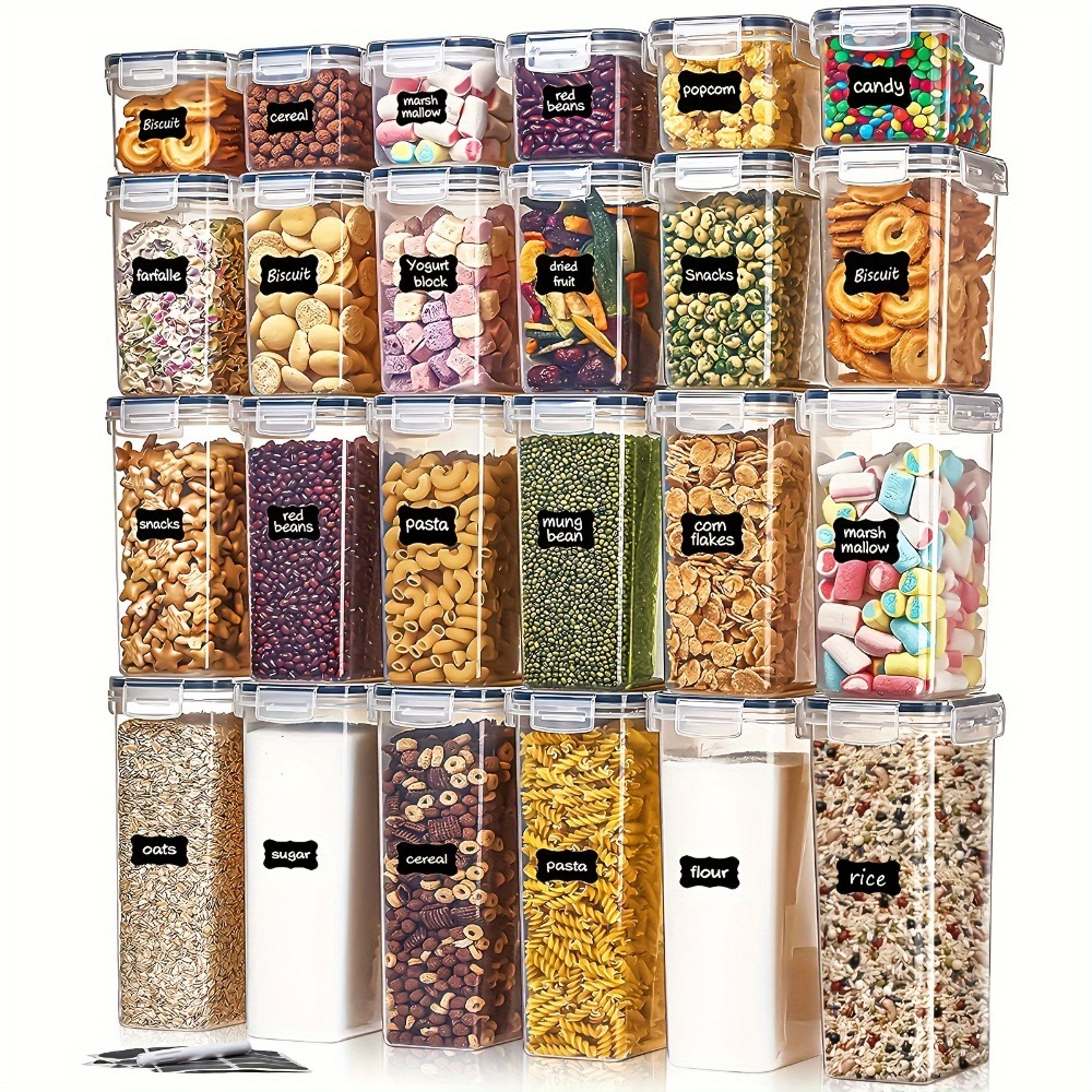 24Pcs Food Storage Containers  - Kitchen Baking Tins 리뷰 및 가격