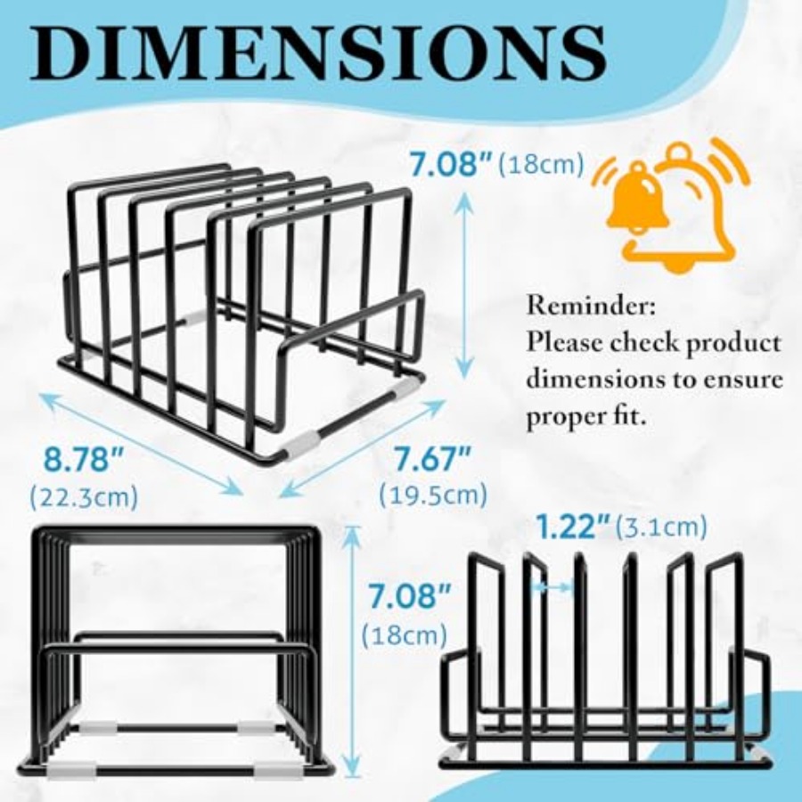 Cutting Board Organizer Rack w - Kitchen Baking Sheet Organizer 리뷰 및 가격