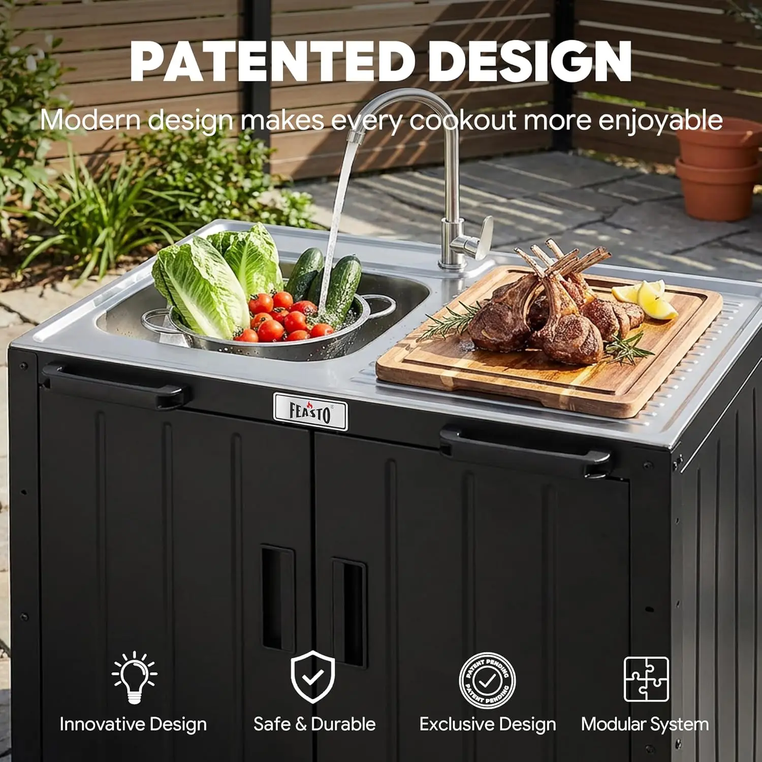 Outdoor Kitchen Island with St - Kitchen Baking Mixer 리뷰 및 가격
