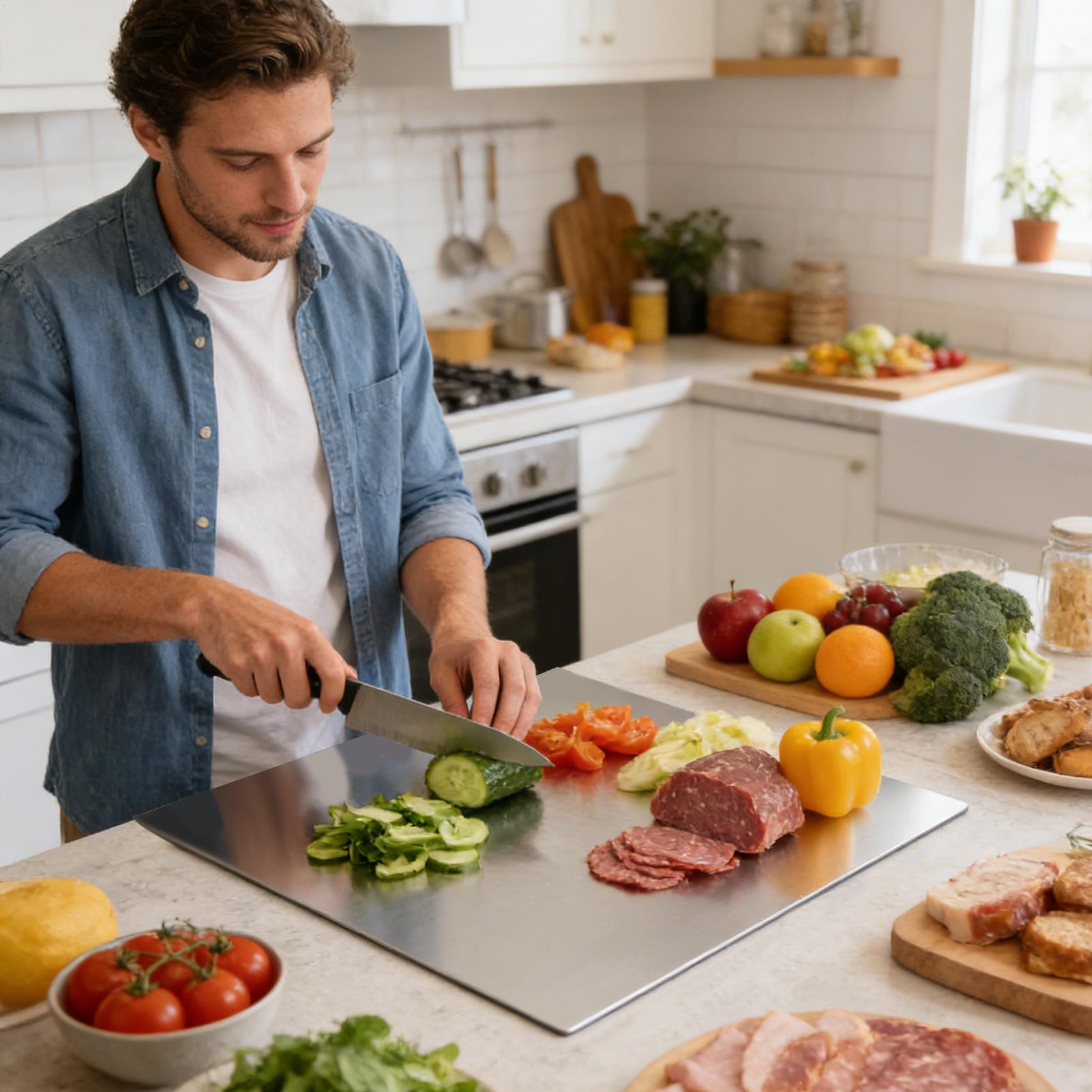 Stainless Steel Cutting Board  - Kitchen Baking 리뷰 및 가격