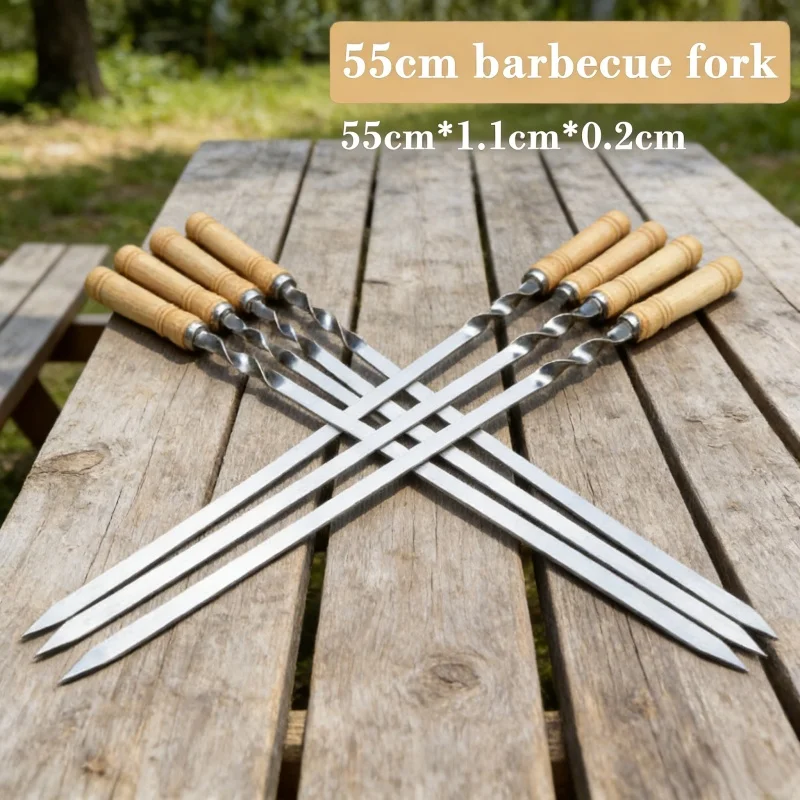 6pcs BBQ Skewer Stainless Stee - Kitchen Baking Sheet Organizer 리뷰 및 가격