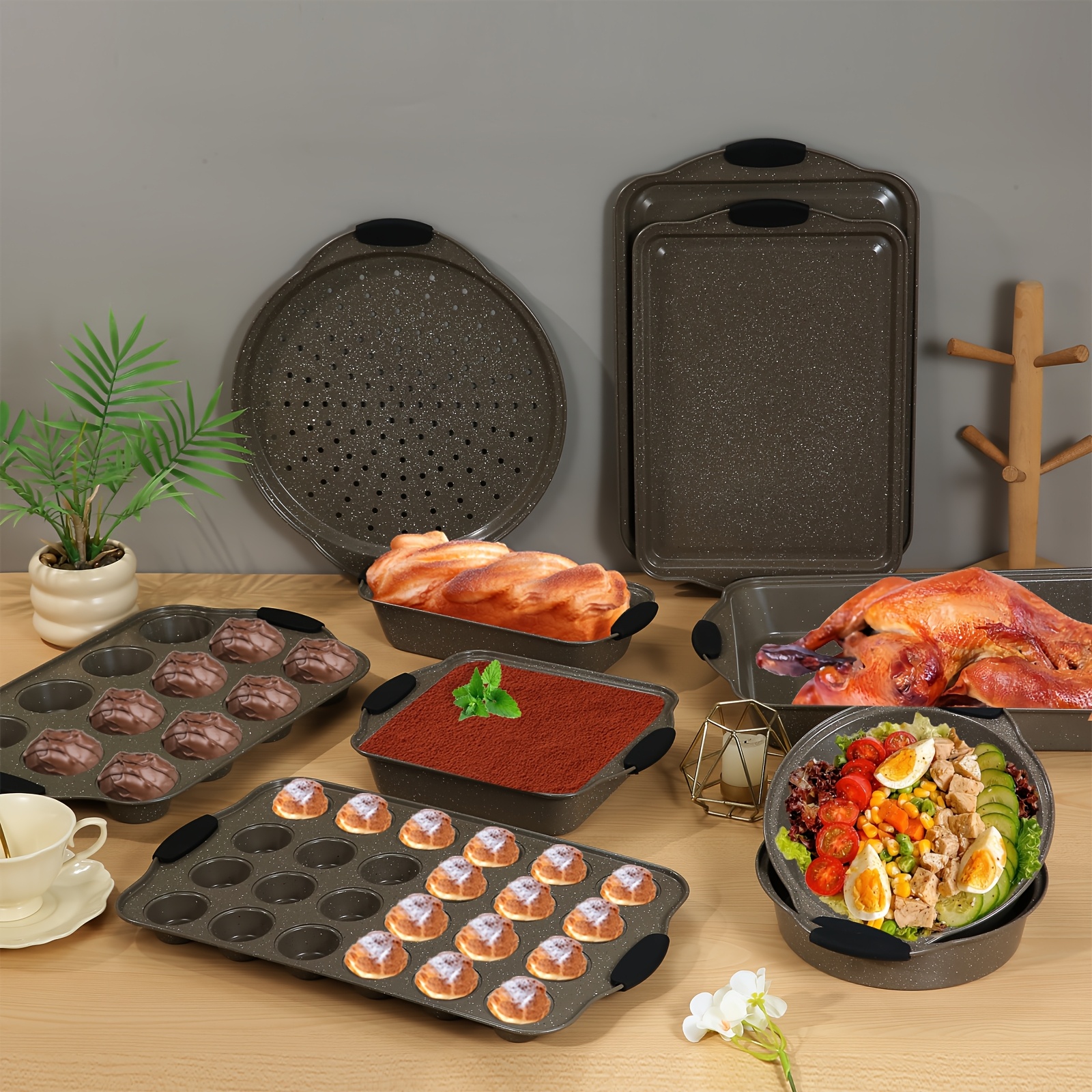 Bakeware11pcs Baking Tray Set  - Kitchen Baking Tray Set 리뷰 및 가격