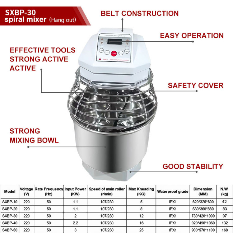 High Efficient Restaurant Flou - Kitchen Baking Mixer 리뷰 및 가격