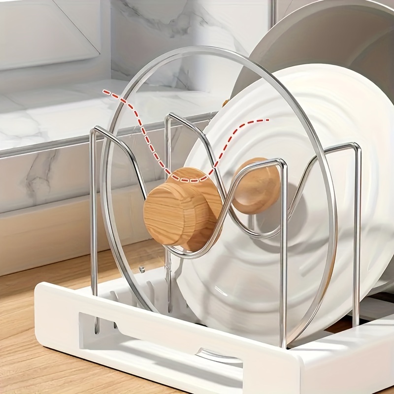 Cookware Organizer Rack, Expan - Kitchen Cabinet Baking Organizer 리뷰 및 가격