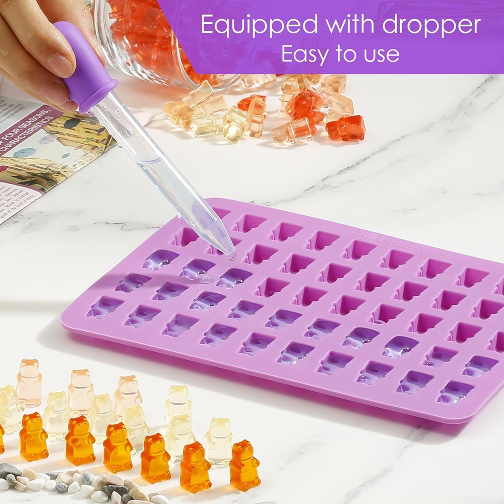 6Pcs Candy Silicone Moulds wit - Kitchen Baking Tray Set 리뷰 및 가격