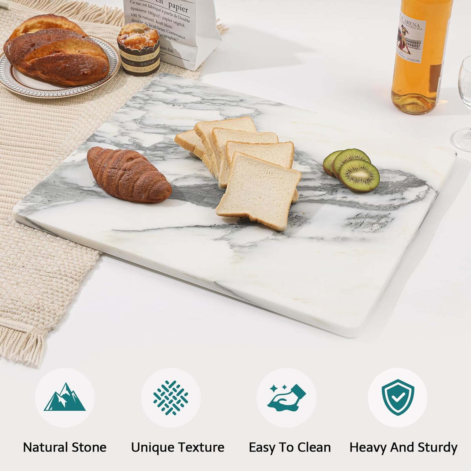 Marble Stone Cutting Board For - Kitchen Baking 리뷰 및 가격