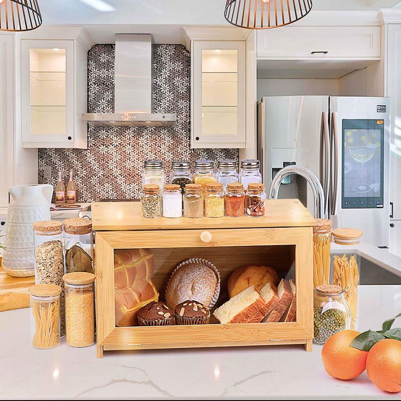 Bread Storage Display Cabinet  - Kitchen Cabinet Baking Organizer 리뷰 및 가격