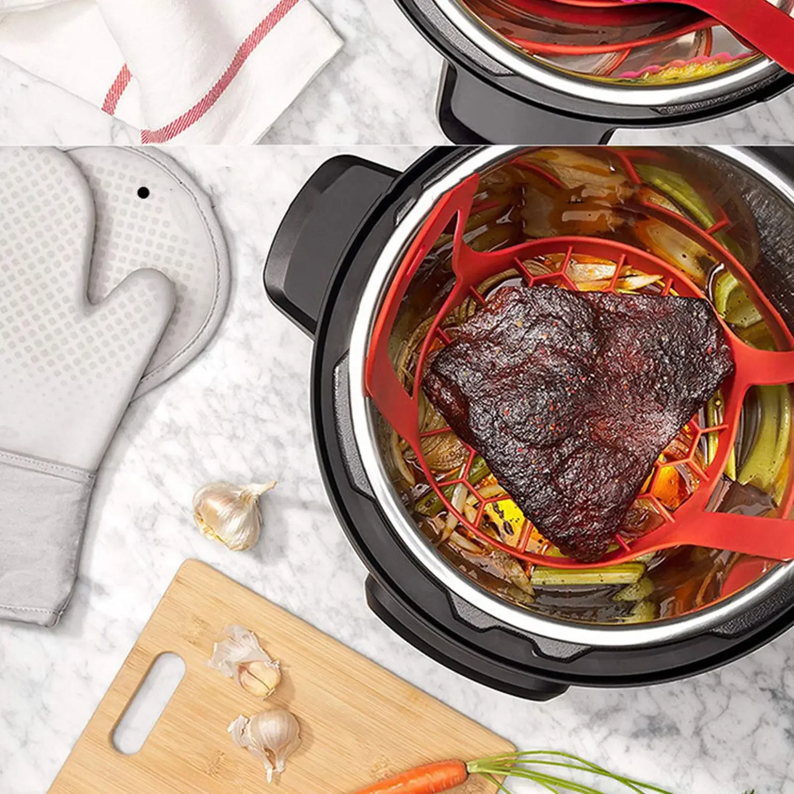 4Pcs Set Multi-functional Sili - Kitchen Baking Tray Set 리뷰 및 가격