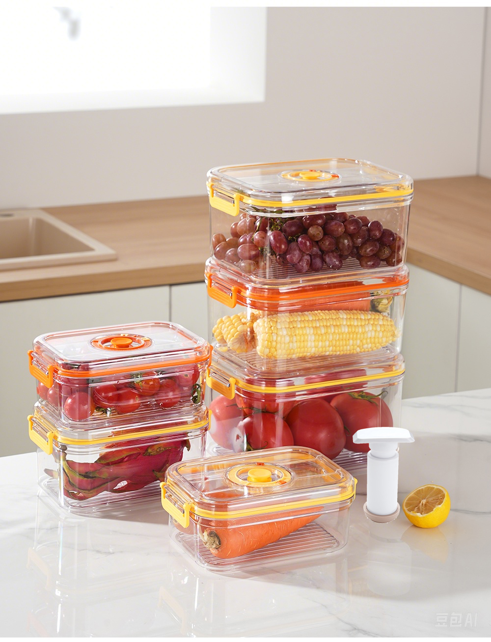 Vacuum Fresh-keeping Box Refri - Kitchen Baking Tins 리뷰 및 가격