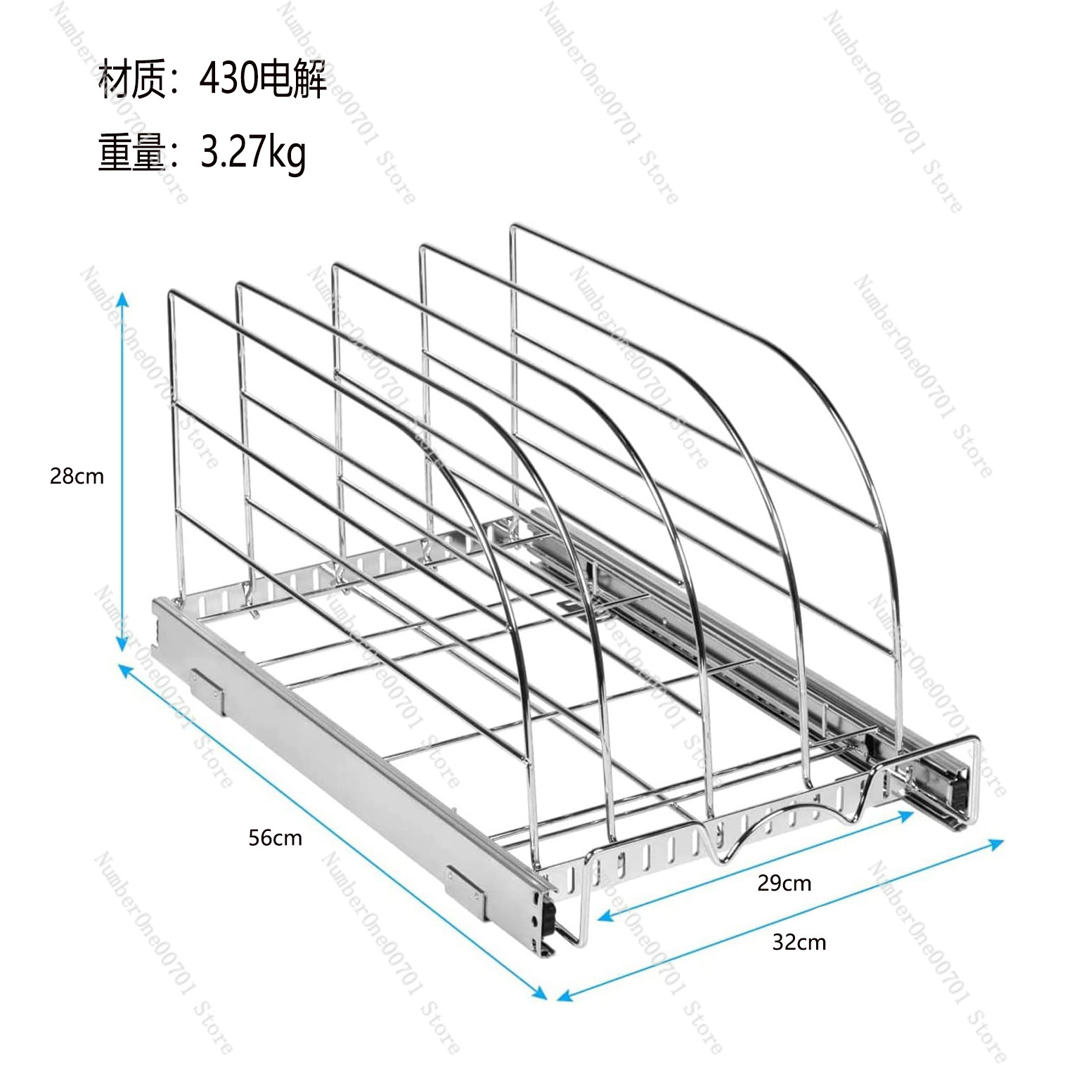 Slide-Out Kitchen Cabinet Orga - Kitchen Baking Sheet Organizer 리뷰 및 가격