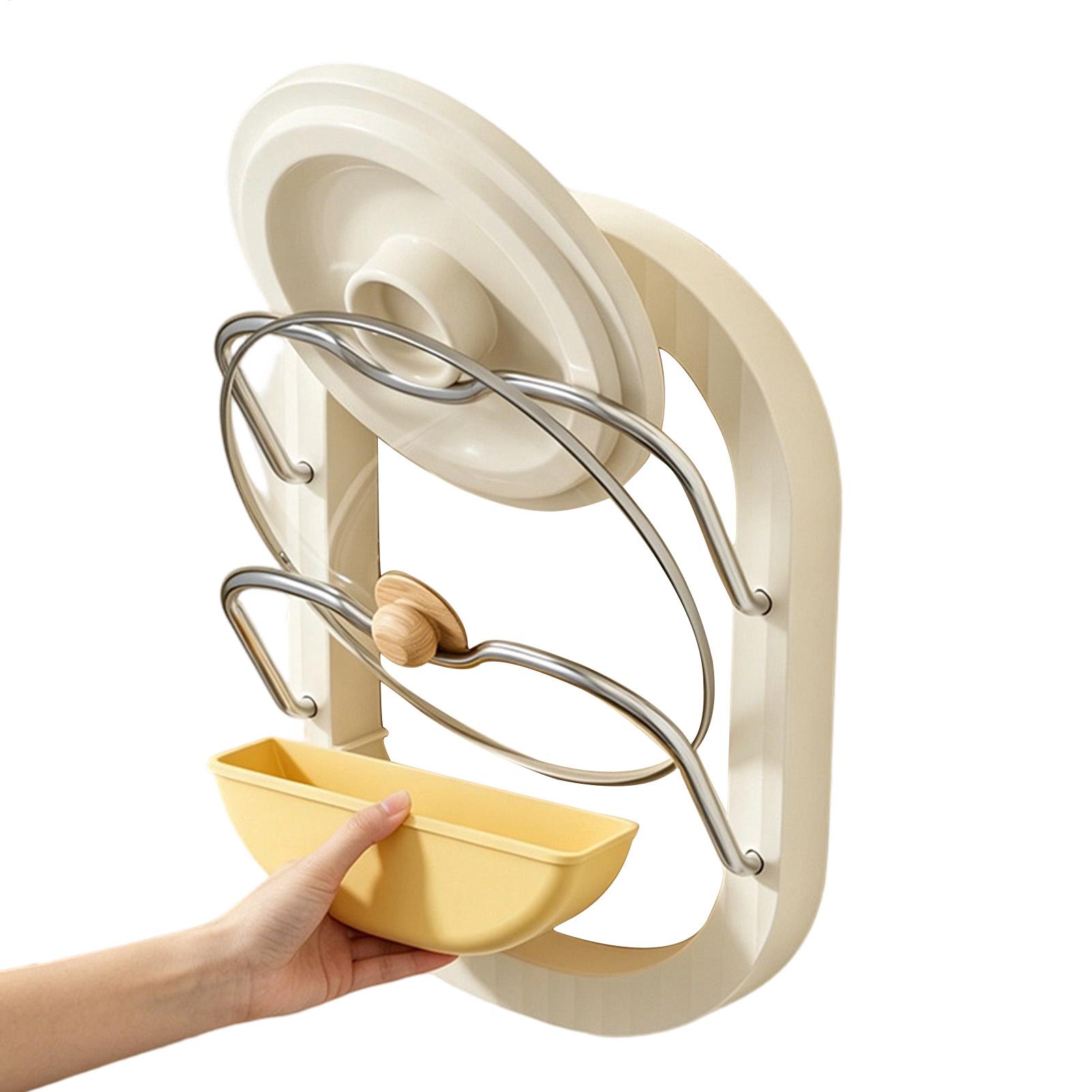 Pot Lid Rack 2-Tier Wall Mount - Kitchen Cabinet Baking Organizer 리뷰 및 가격
