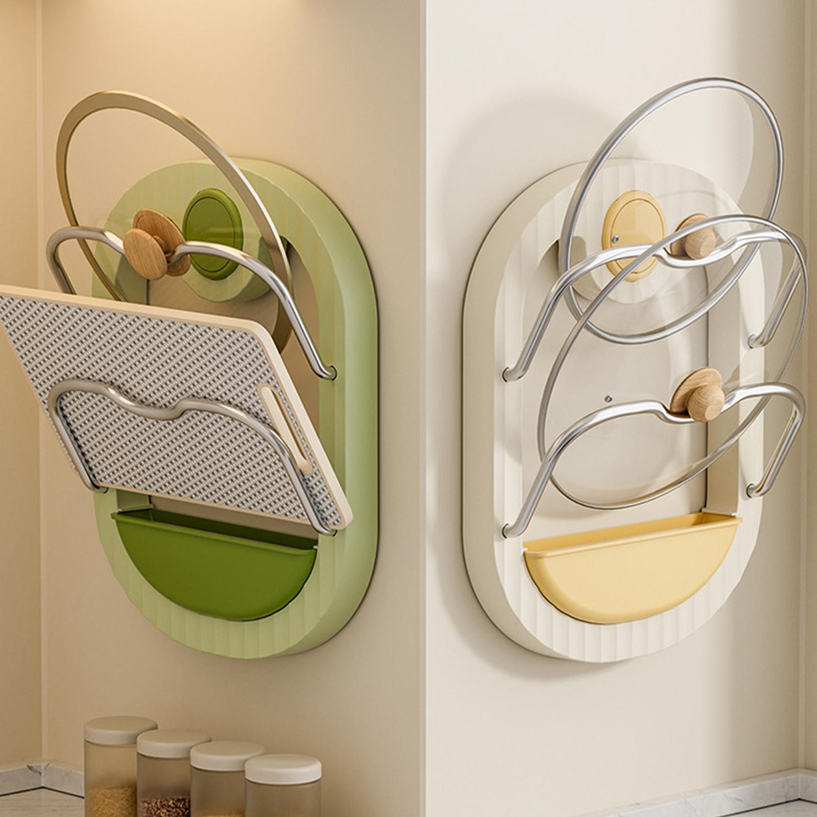 Pot Lid Rack 2-Tier Wall Mount - Kitchen Cabinet Baking Organizer 리뷰 및 가격