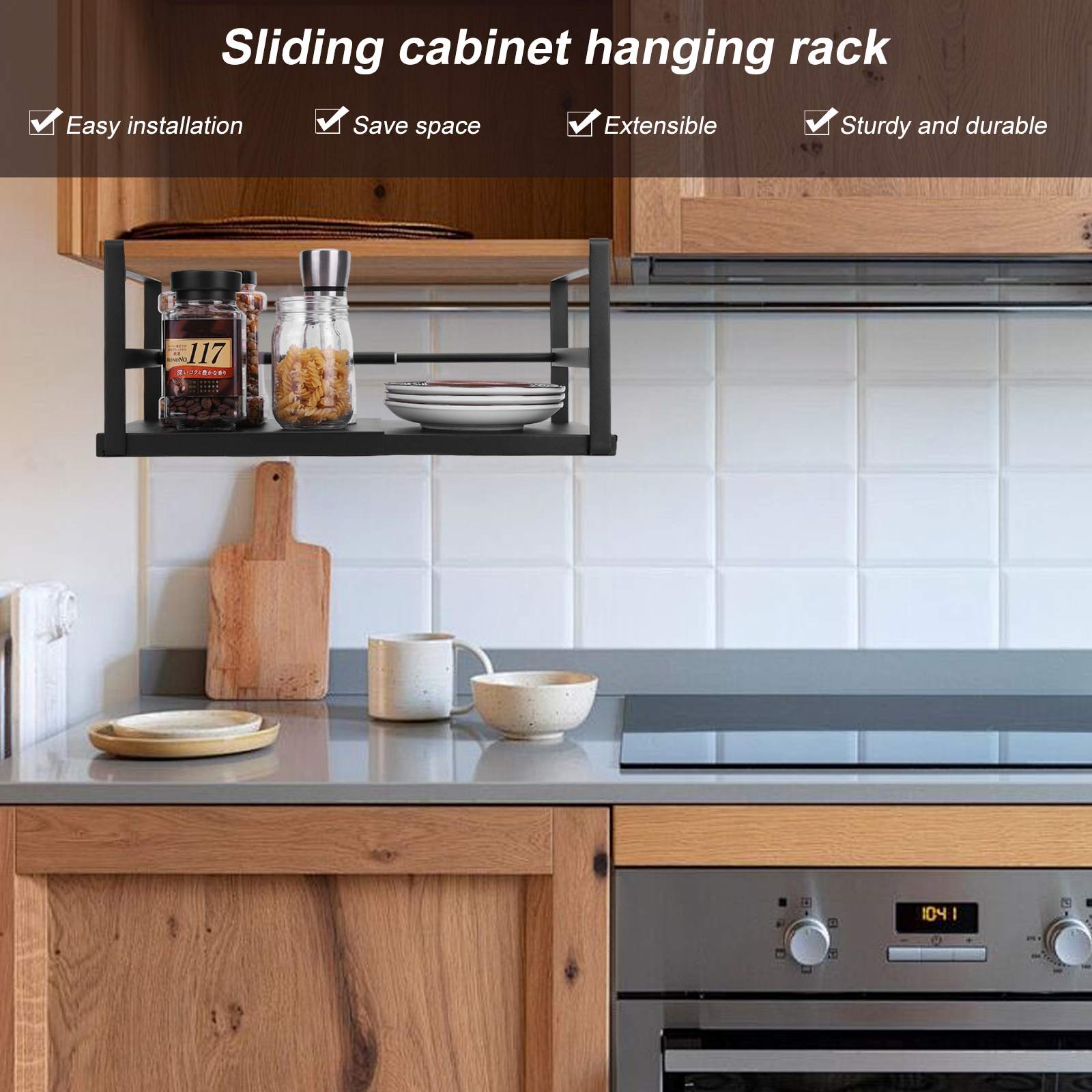 Expandable Cabinet Organizer S - Kitchen Cabinet Baking Organizer 리뷰 및 가격