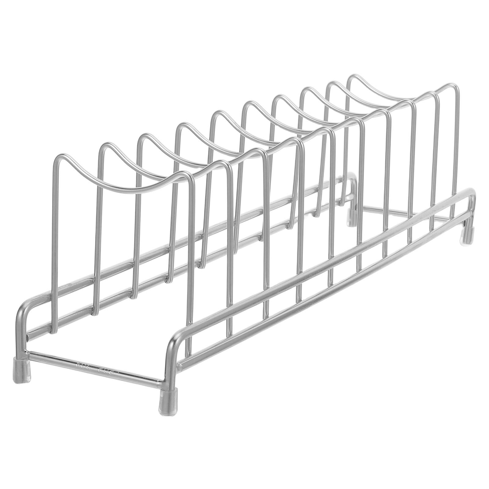 Stainless Pot Lid Organizer 9  - Kitchen Baking Sheet Organizer 리뷰 및 가격