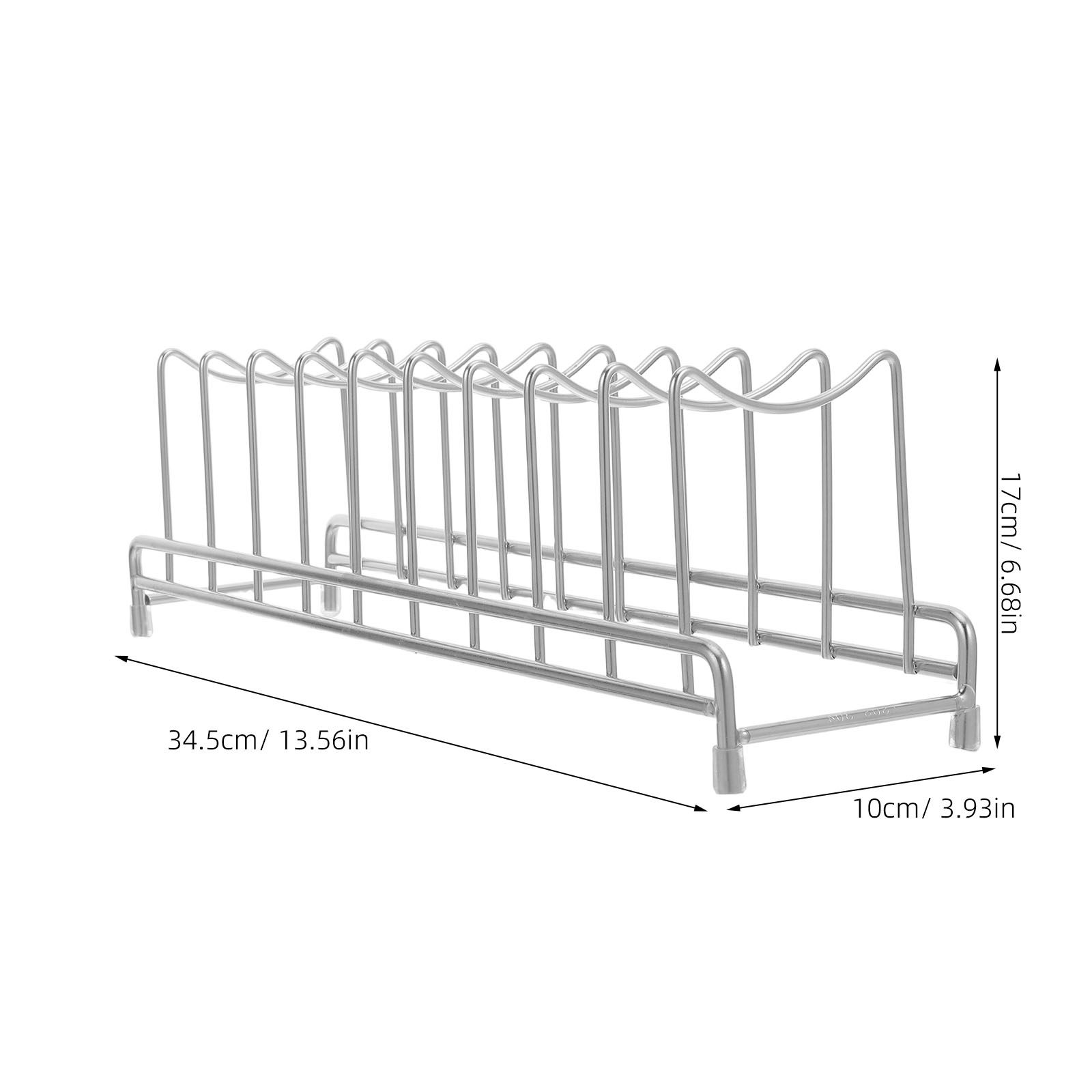 Stainless Pot Lid Organizer 9  - Kitchen Baking Sheet Organizer 리뷰 및 가격