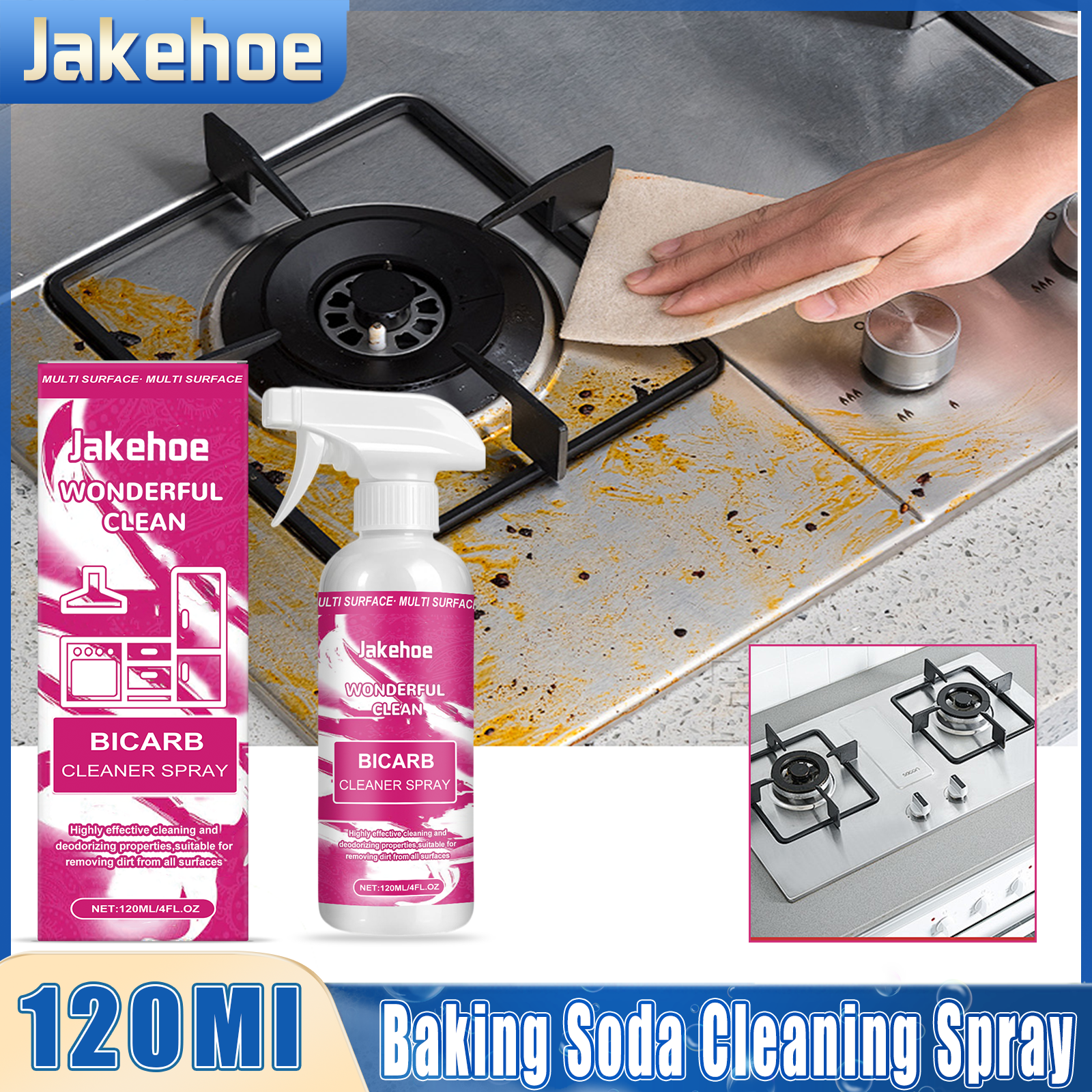 Baking Soda Heavy-Duty Grease  - Kitchen Cleaner With Baking Soda 리뷰 및 가격