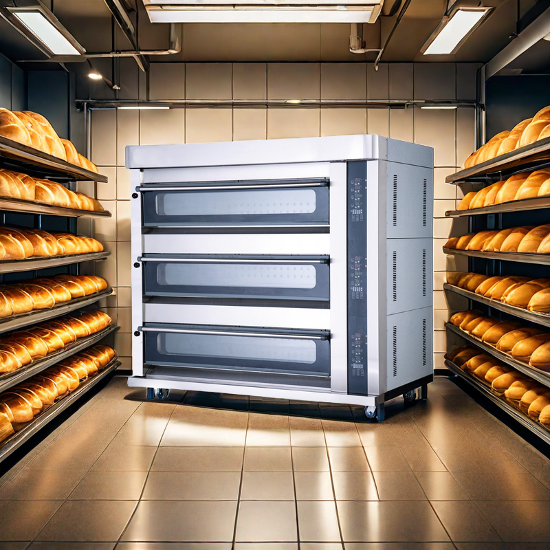 Customized 3 Deck 6 Trays Comm - Commercial Kitchen Baking Oven 리뷰 및 가격