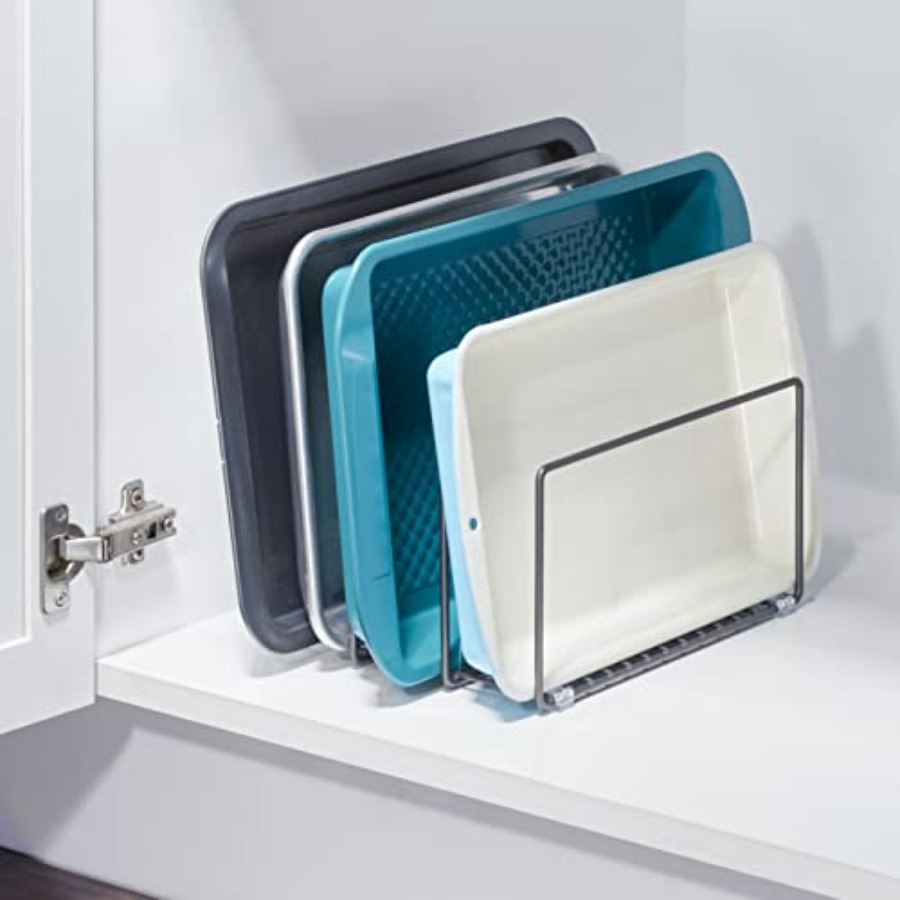 Metal Pan Organizer for Kitche - Kitchen Baking Sheet Organizer 리뷰 및 가격