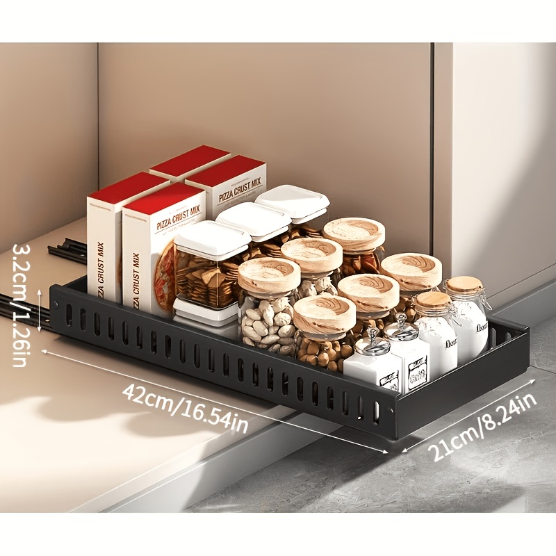 1/2pcs Kitchen Storage Rack, A - Kitchen Cabinet Baking Organizer 리뷰 및 가격