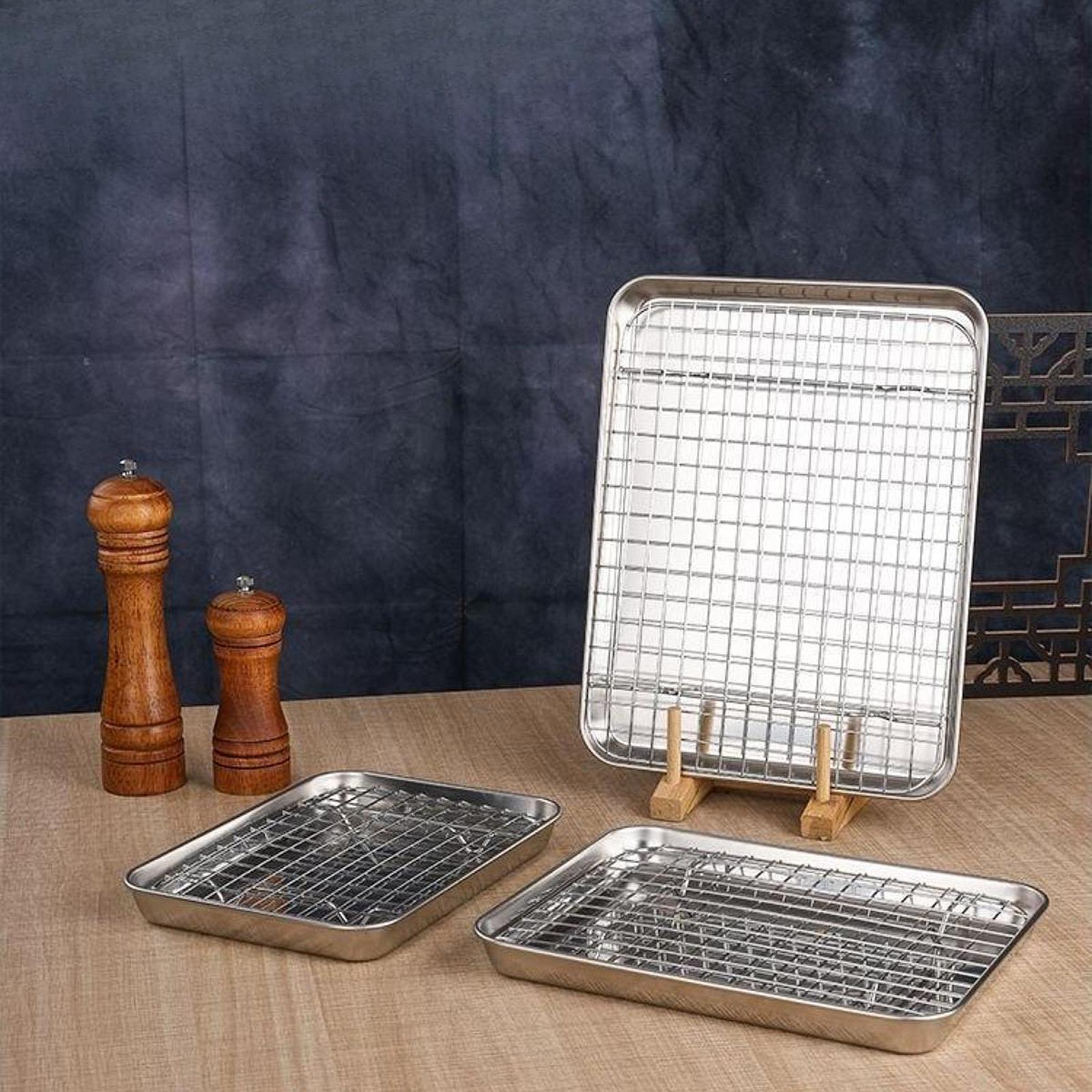 Cookie Sheet with Cooling Rack - Kitchen Baking Tray Set 리뷰 및 가격