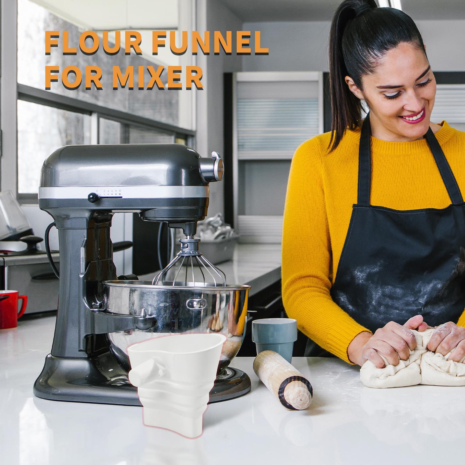 Flour Mixer Funnel Dough Bakin - Kitchen Aid Baking Bread 리뷰 및 가격