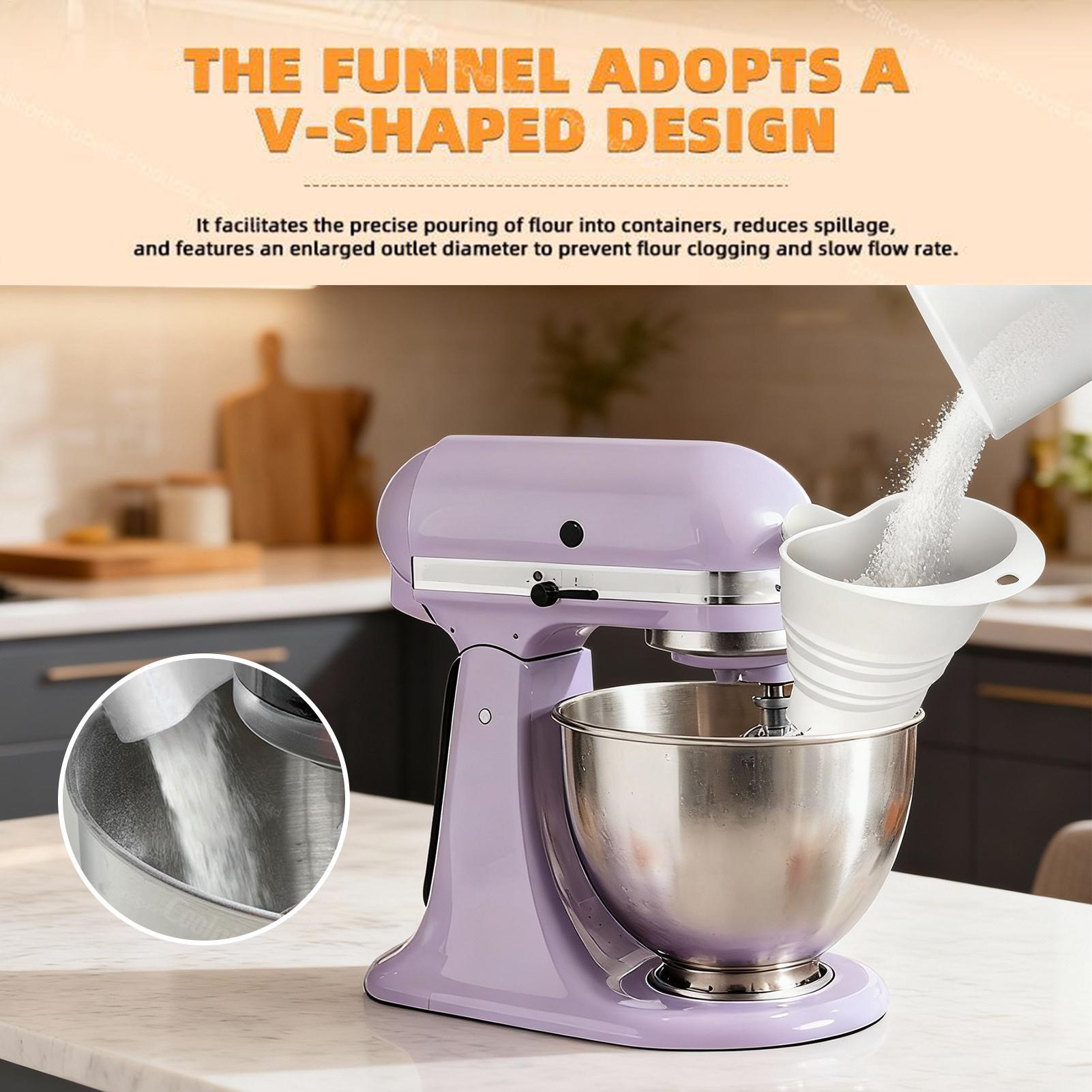 Flour Mixer Funnel Dough Bakin - Kitchen Aid Baking Bread 리뷰 및 가격