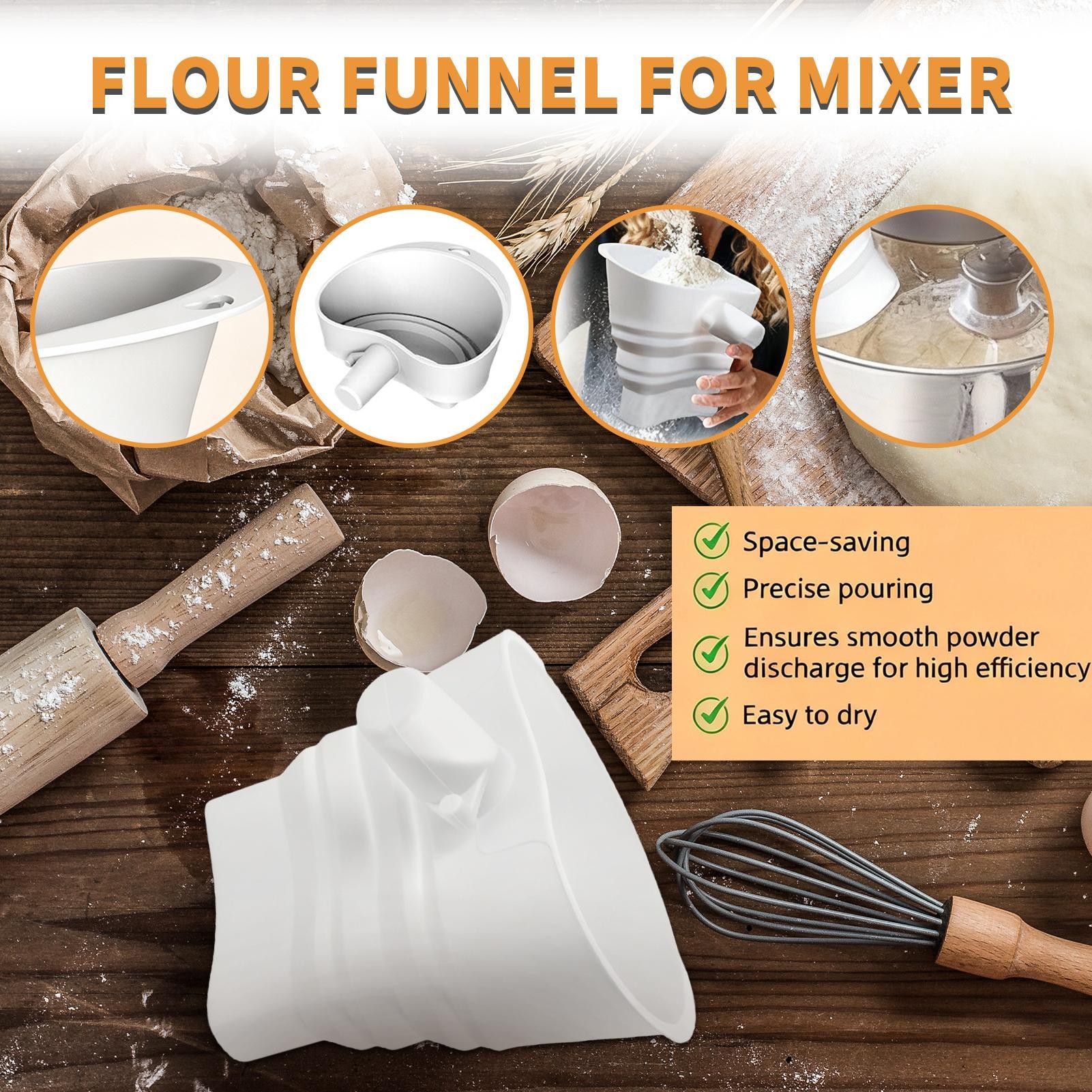 Flour Mixer Funnel Dough Bakin - Kitchen Aid Baking Bread 리뷰 및 가격