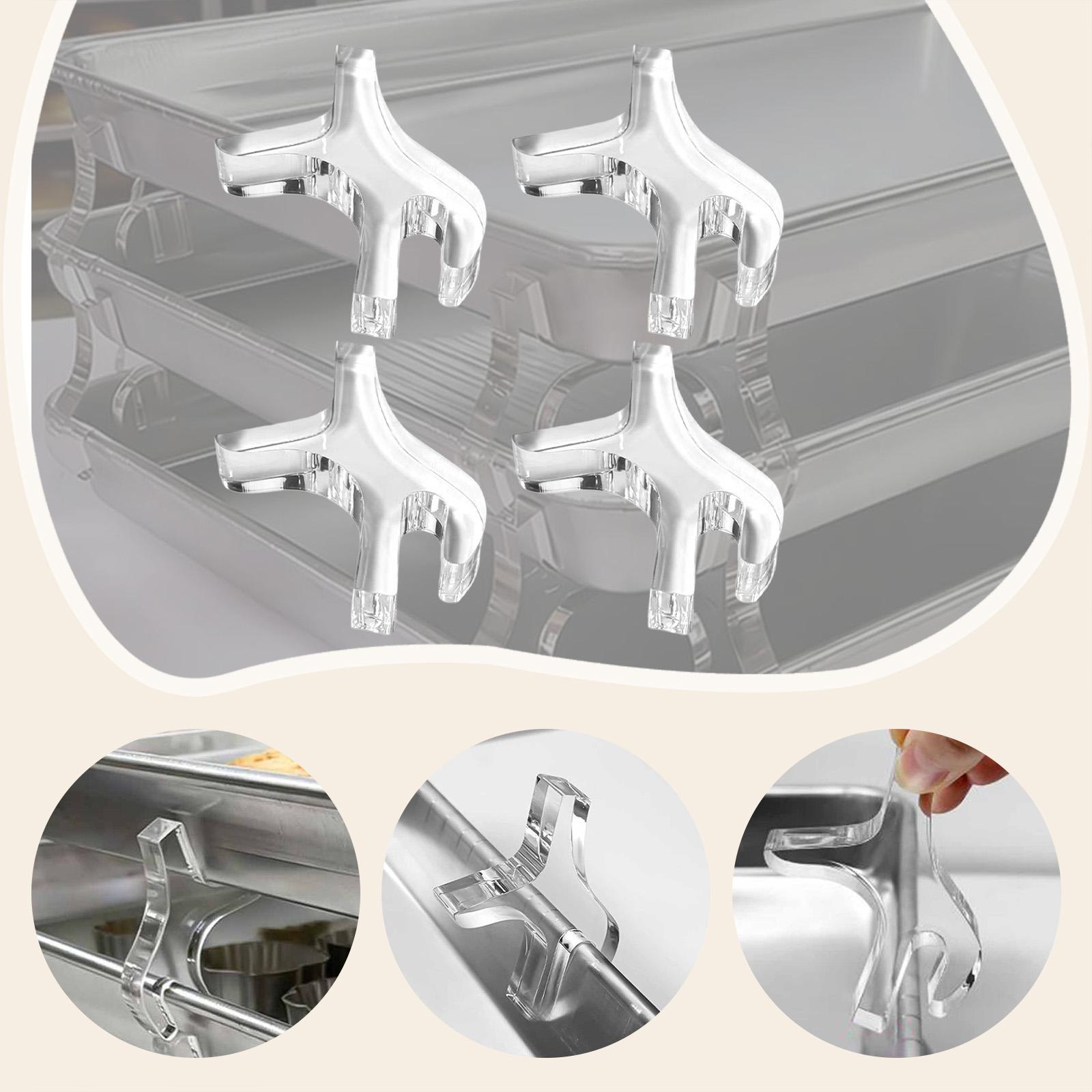Baking Sheet Stackers Acrylic  - Kitchen Baking Sheet Organizer 리뷰 및 가격