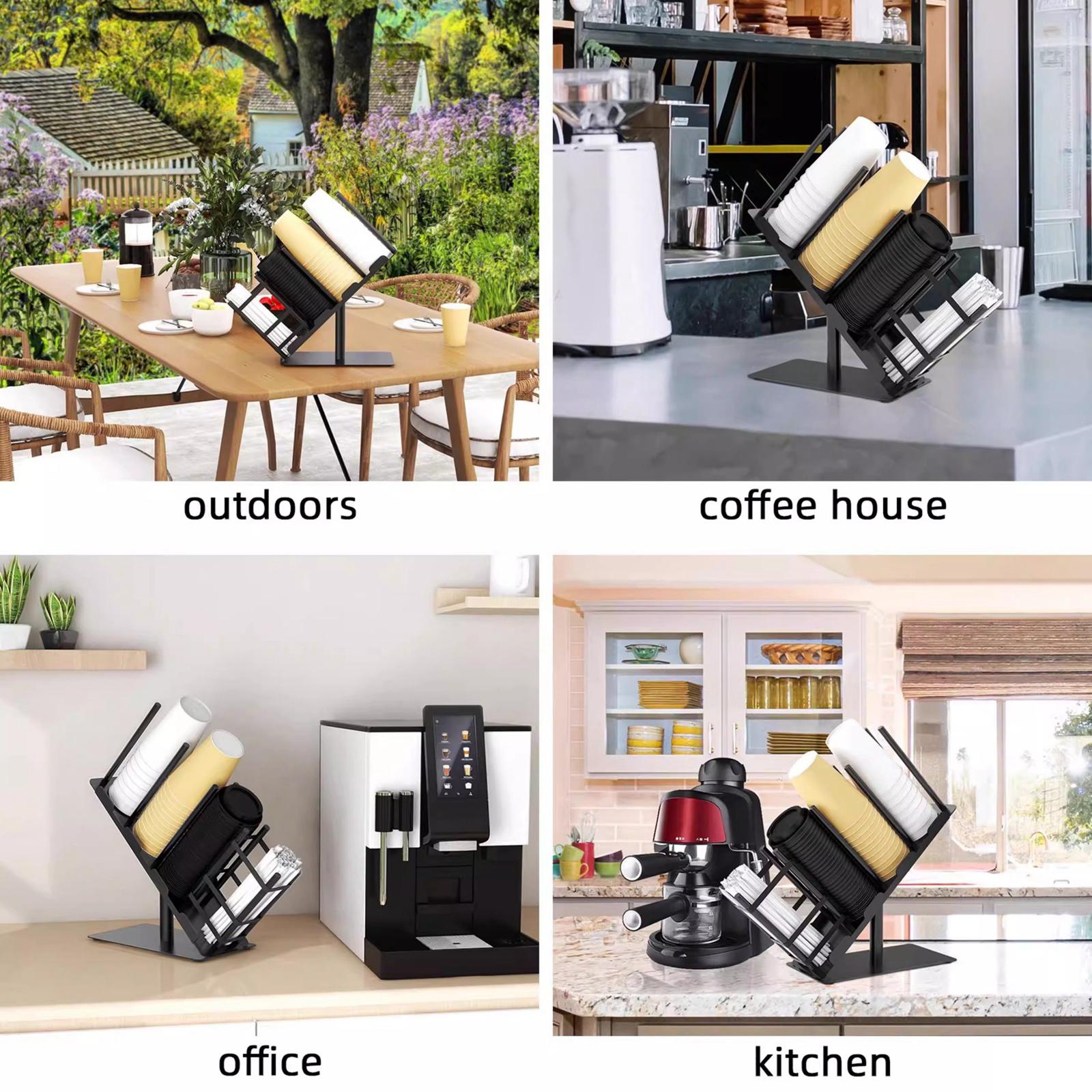 Paper Cup and Lid Holder Stora - Kitchen Cabinet Baking Organizer 리뷰 및 가격