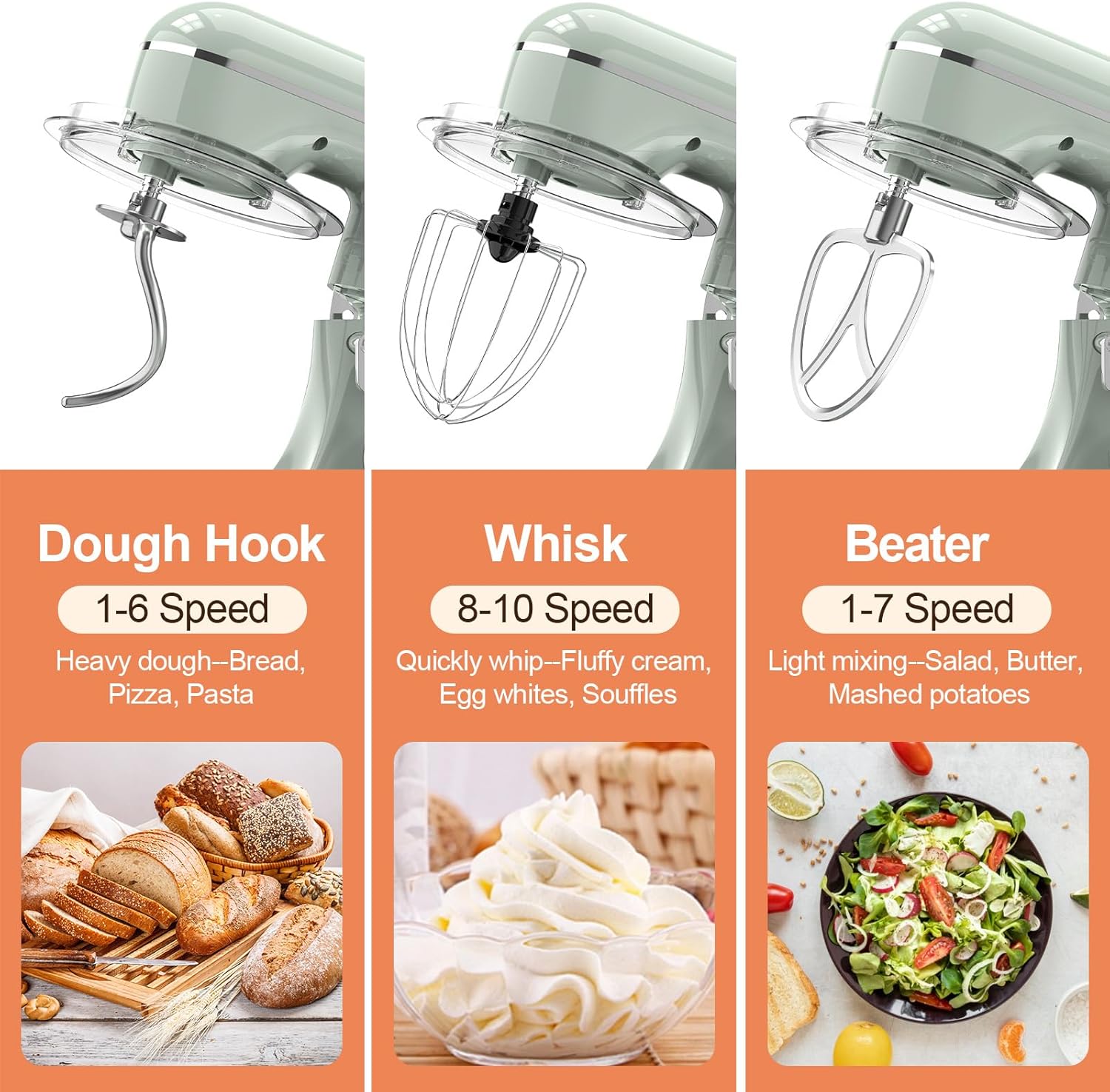 3-IN-1 Electric Stand Mixer, 6 - Kitchen Baking Mixer 리뷰 및 가격