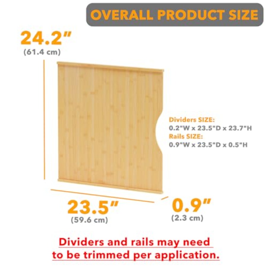 6 Pack Tray Dividers for Cabin - Kitchen Baking Sheet Organizer 리뷰 및 가격