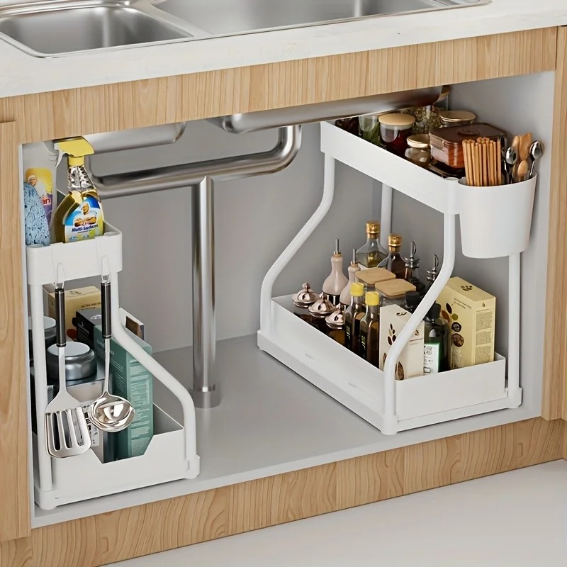 Under Sink Organizer Space Sav - Kitchen Baking Tins 리뷰 및 가격