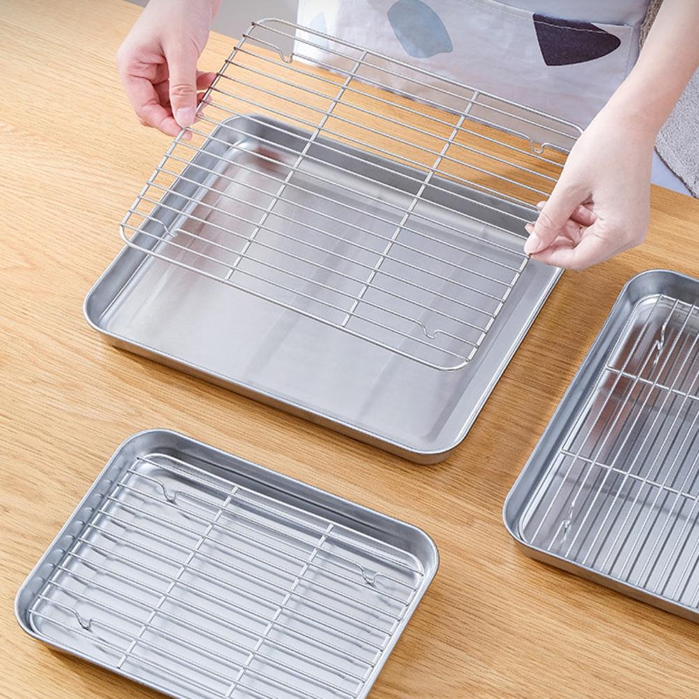 1 Set Stainless Steel Oven Bak - Kitchen Baking Tray Set 리뷰 및 가격