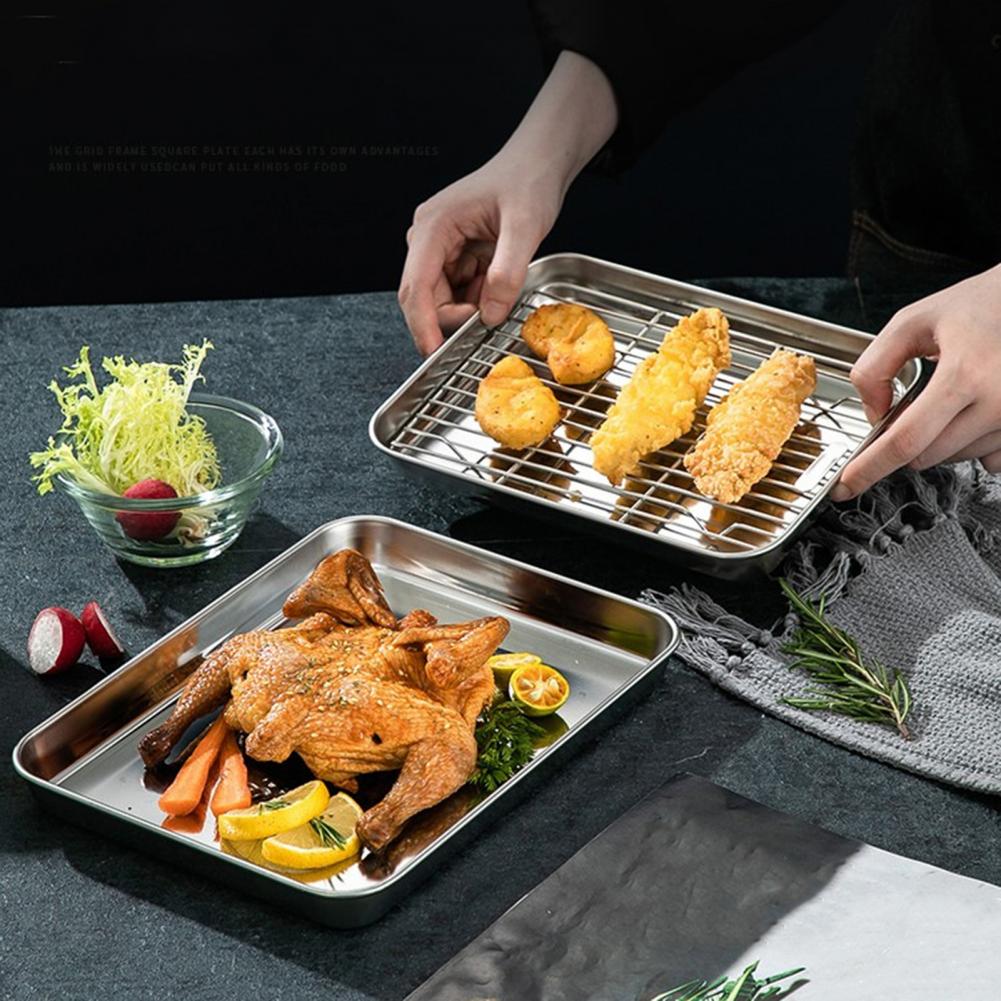 1 Set Stainless Steel Oven Bak - Kitchen Baking Tray Set 리뷰 및 가격