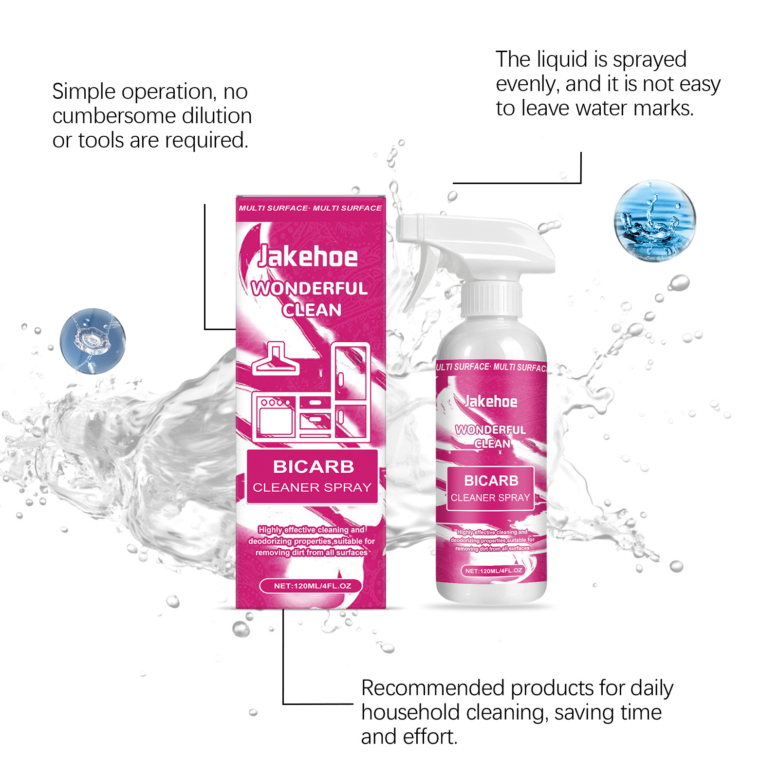 Baking Soda Cleaning Spray,Hea - Kitchen Cleaner With Baking Soda 리뷰 및 가격