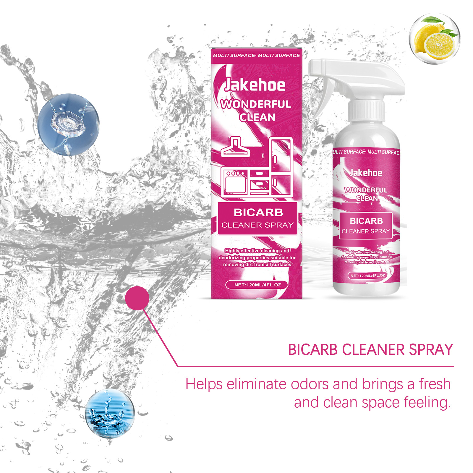 Baking Soda Cleaning Spray,Hea - Kitchen Cleaner With Baking Soda 리뷰 및 가격