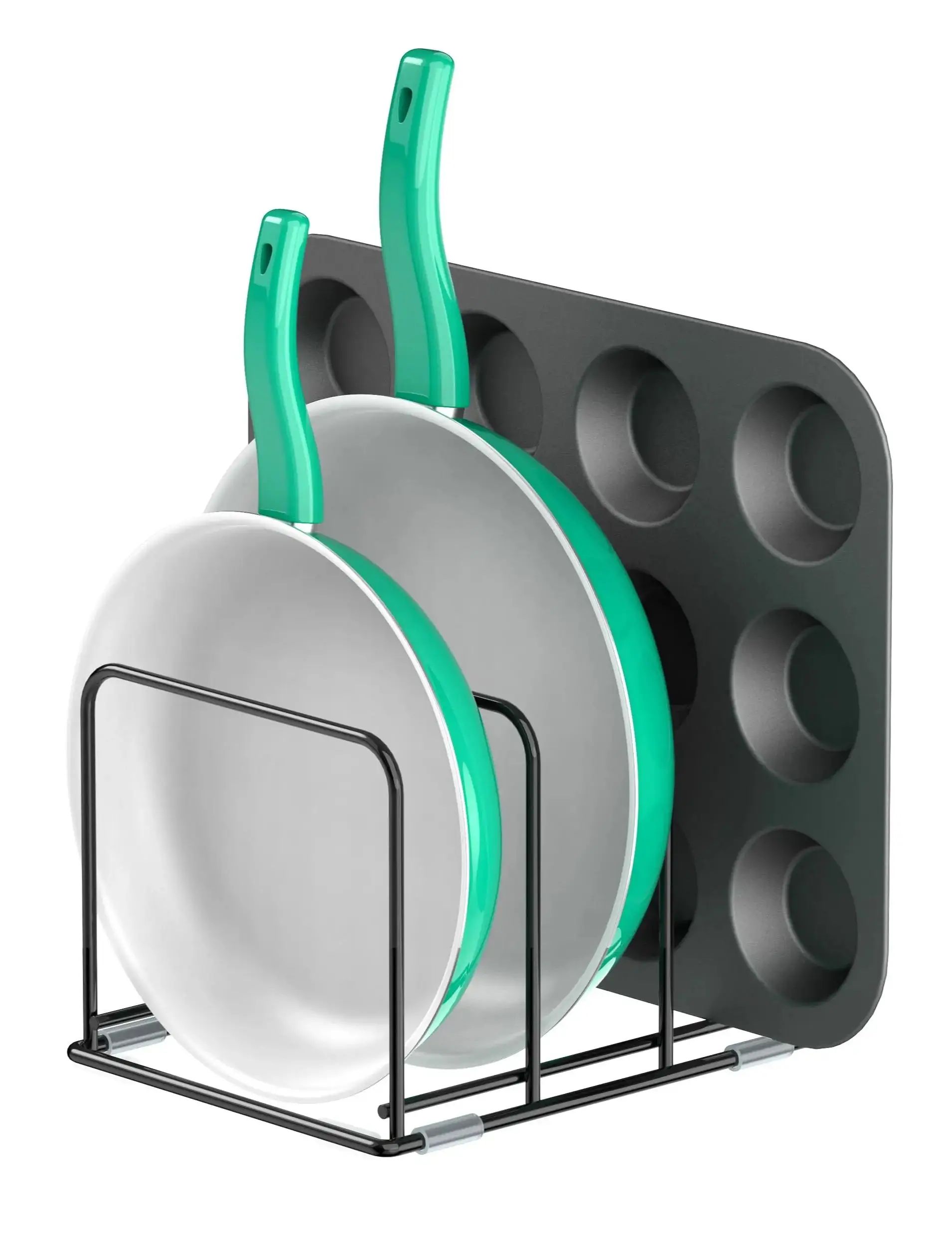 Pan Organizer Kitchen Cabinet  - Kitchen Cabinet Baking Organizer 리뷰 및 가격