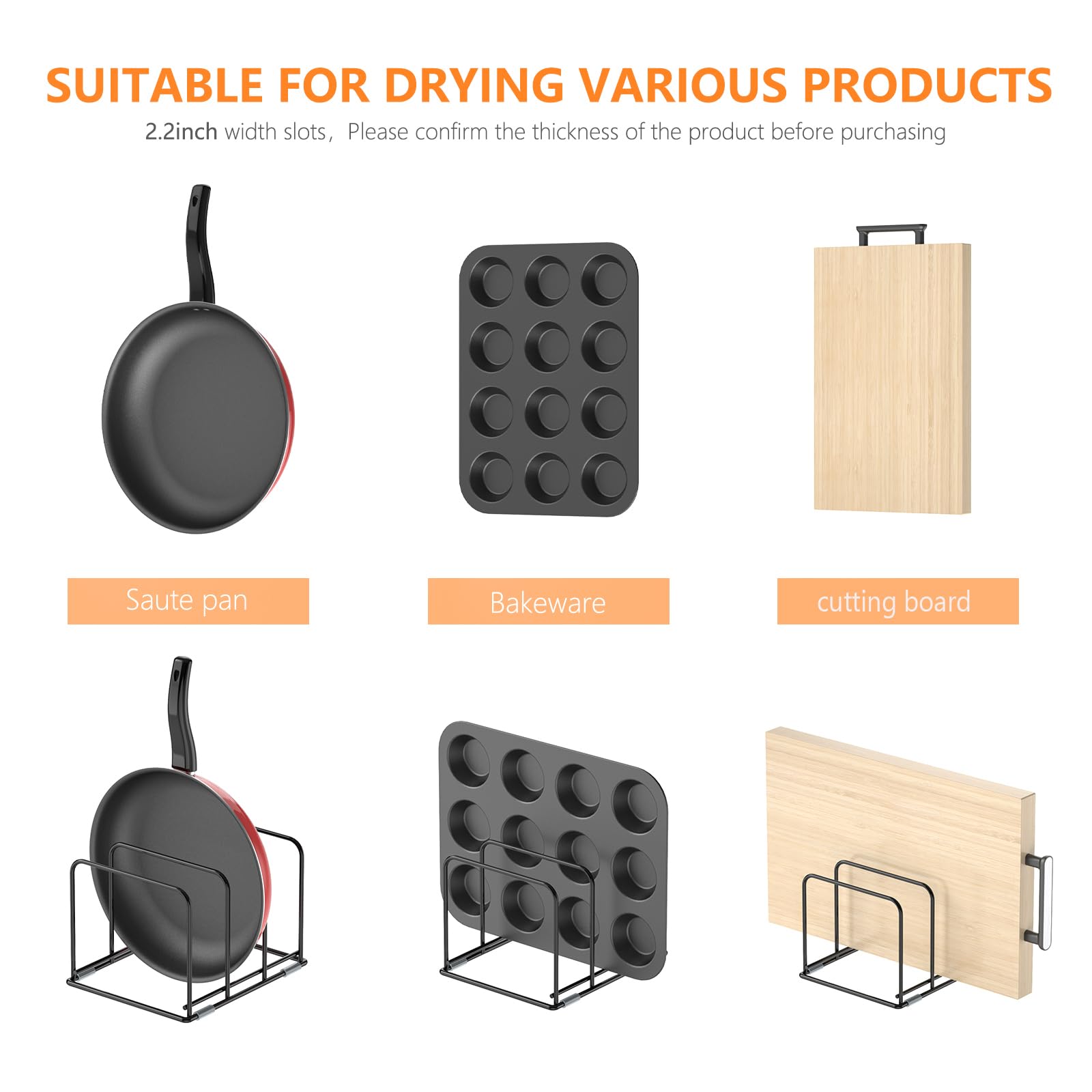 Pan Organizer Kitchen Cabinet  - Kitchen Cabinet Baking Organizer 리뷰 및 가격