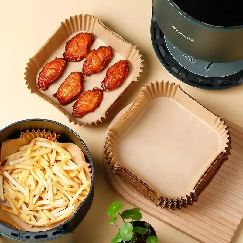 50pcs/set Air Fryer Papers Dis - Kitchen Baking Tray Set 리뷰 및 가격