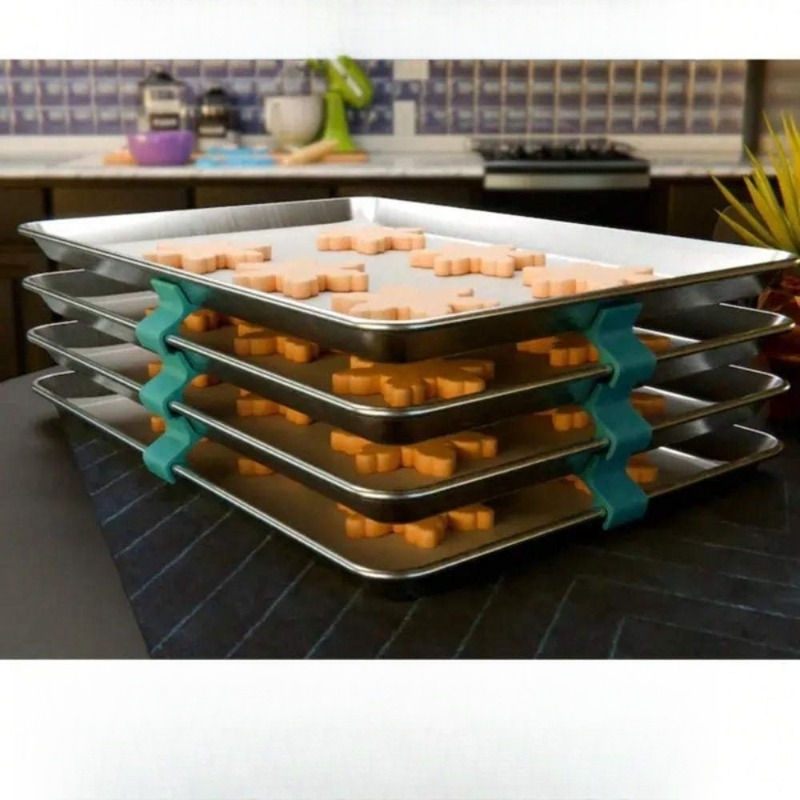 Stackable Cookie Sheet Organiz - Kitchen Baking Sheet Organizer 리뷰 및 가격