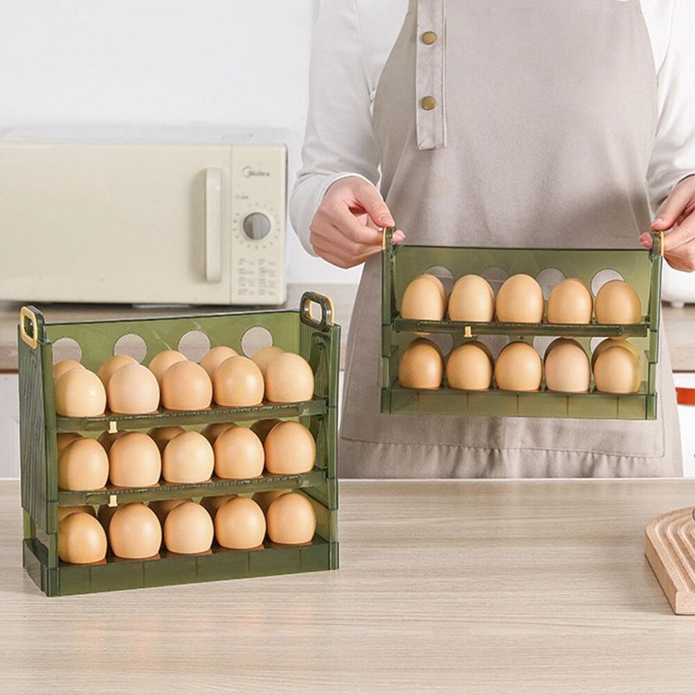 Egg Box Storage Box Side Door  - Kitchen Baking Tins 리뷰 및 가격