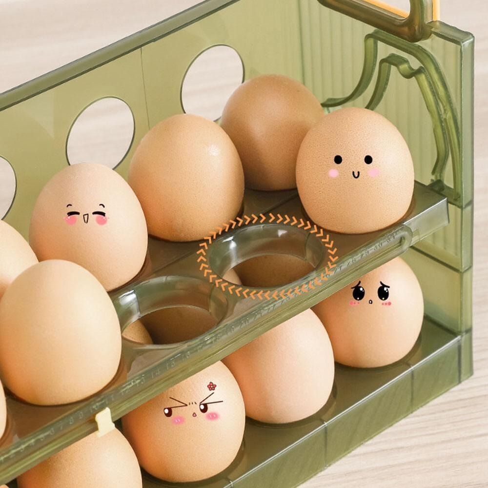 Egg Box Storage Box Side Door  - Kitchen Baking Tins 리뷰 및 가격