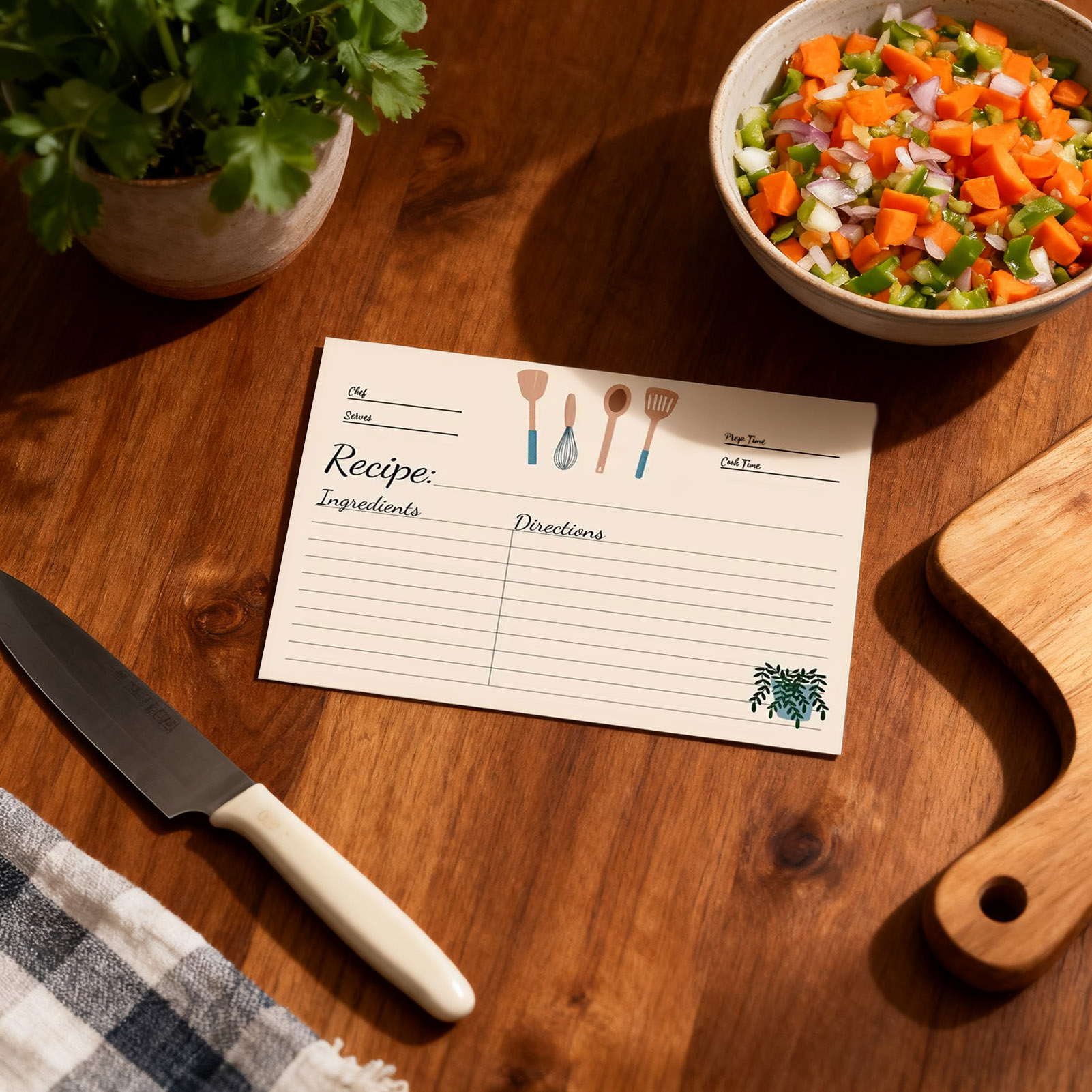 50 Sheets Recipe Cards for Bin - Kitchen Baking Sheet Organizer 리뷰 및 가격