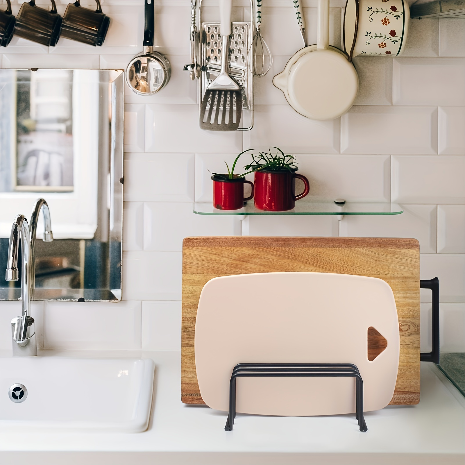 Vegetable Cutting Board Storag - Kitchen Cabinet Baking Organizer 리뷰 및 가격